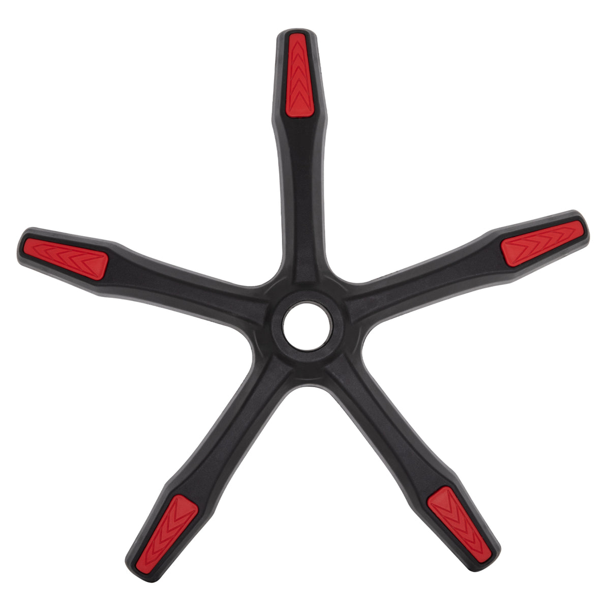 REPLACEMENT STAR BASE BLACK/RED NYLON 29cm RADIUS