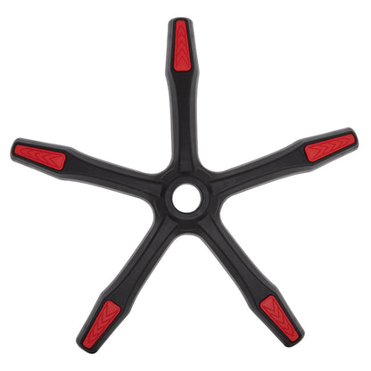 REPLACEMENT STAR BASE BLACK/RED NYLON 29cm RADIUS