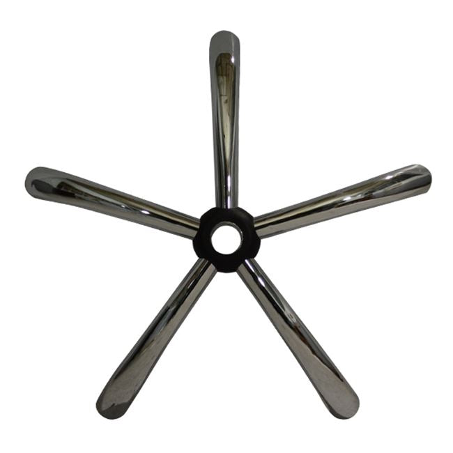 OFFICE CHAIR CHROME STAR BASE REPLACEMENT PART