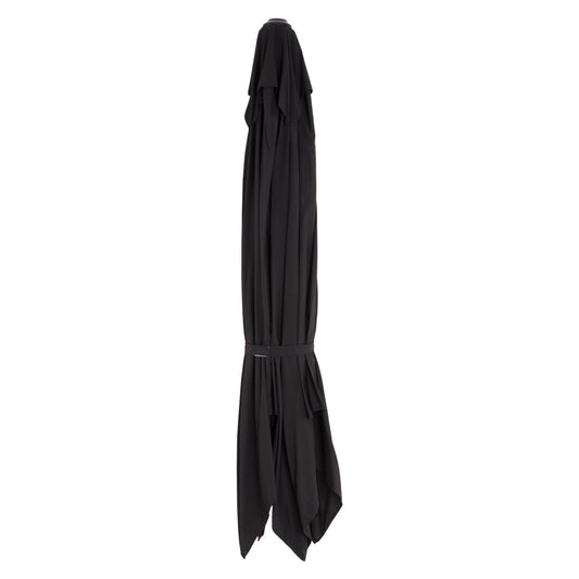 REPLACEMENT FABRIC FOR UMBRELLA BLACK POLYESTER 300x300cm
