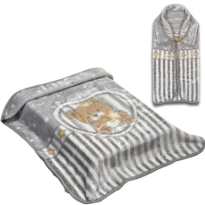 Κουβέρτα Βρεφική - Υπνόσακος Art 5250 80x90εκ Γκρι