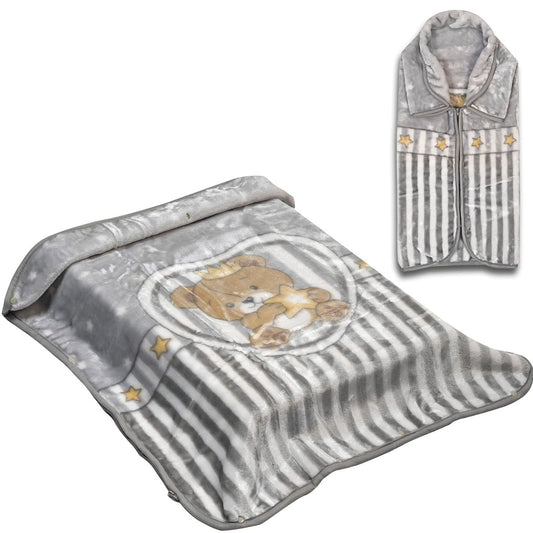 Κουβέρτα Βρεφική - Υπνόσακος Art 5250 80x90εκ Γκρι