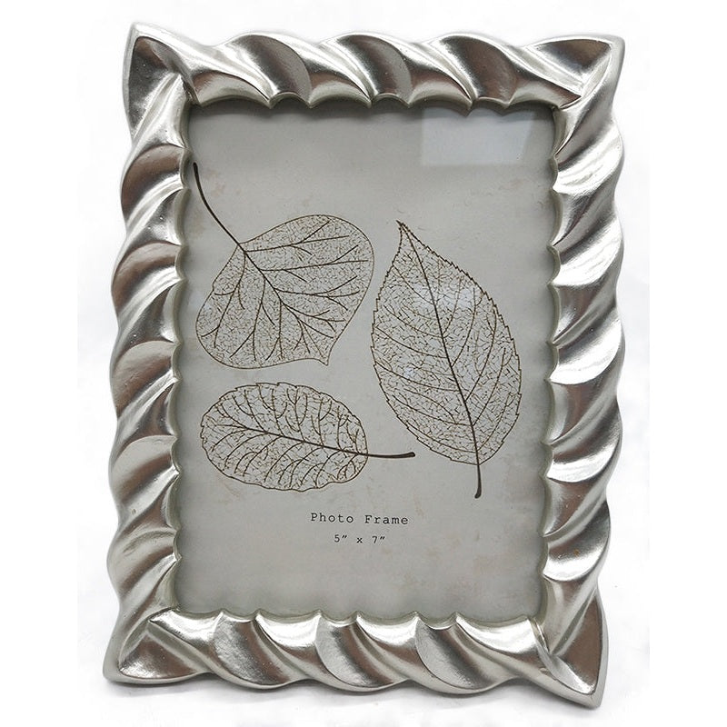 Κορνίζα Polyresin Ασημί 13×18εκ