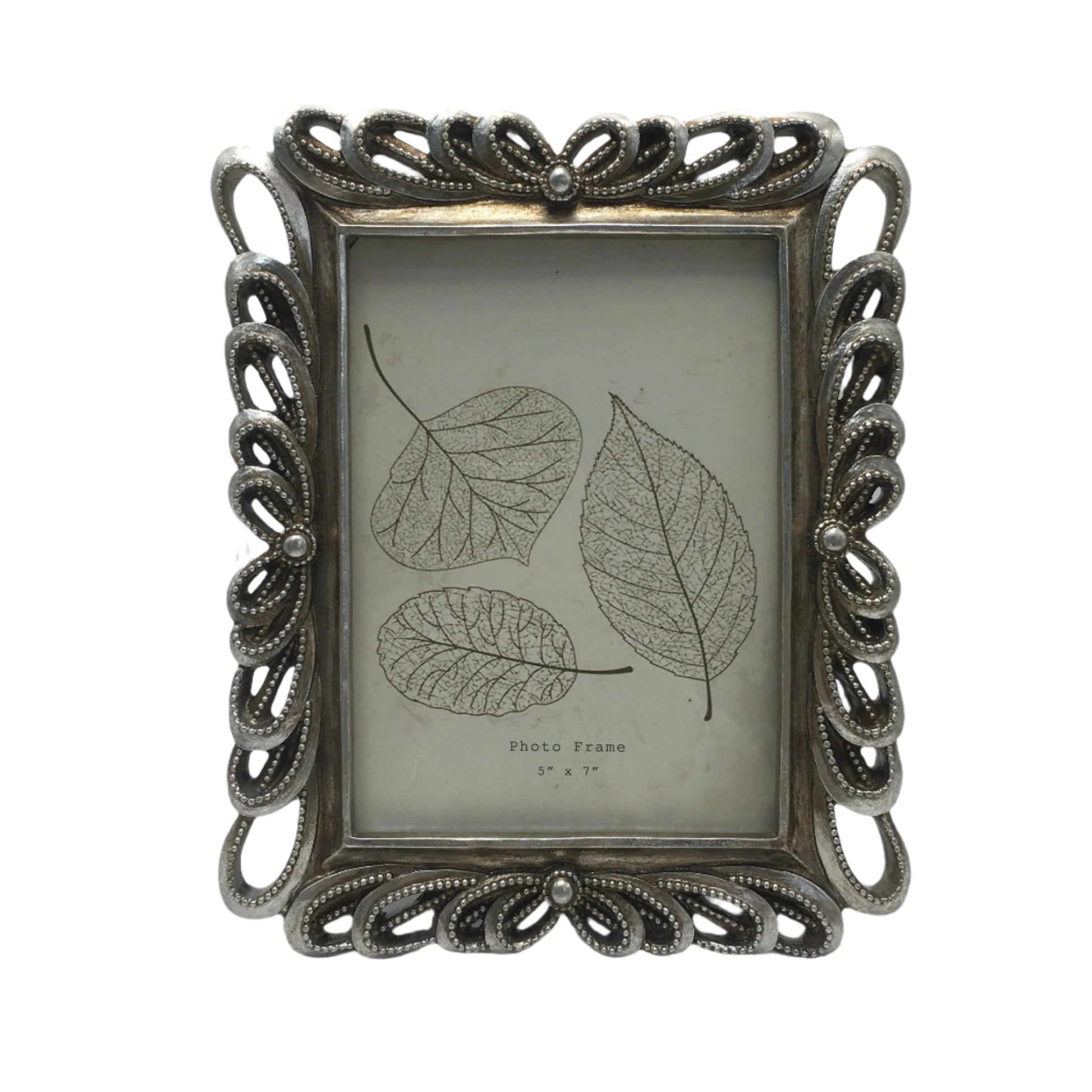 Κορνίζα Polyresin Ασημί 13×18εκ