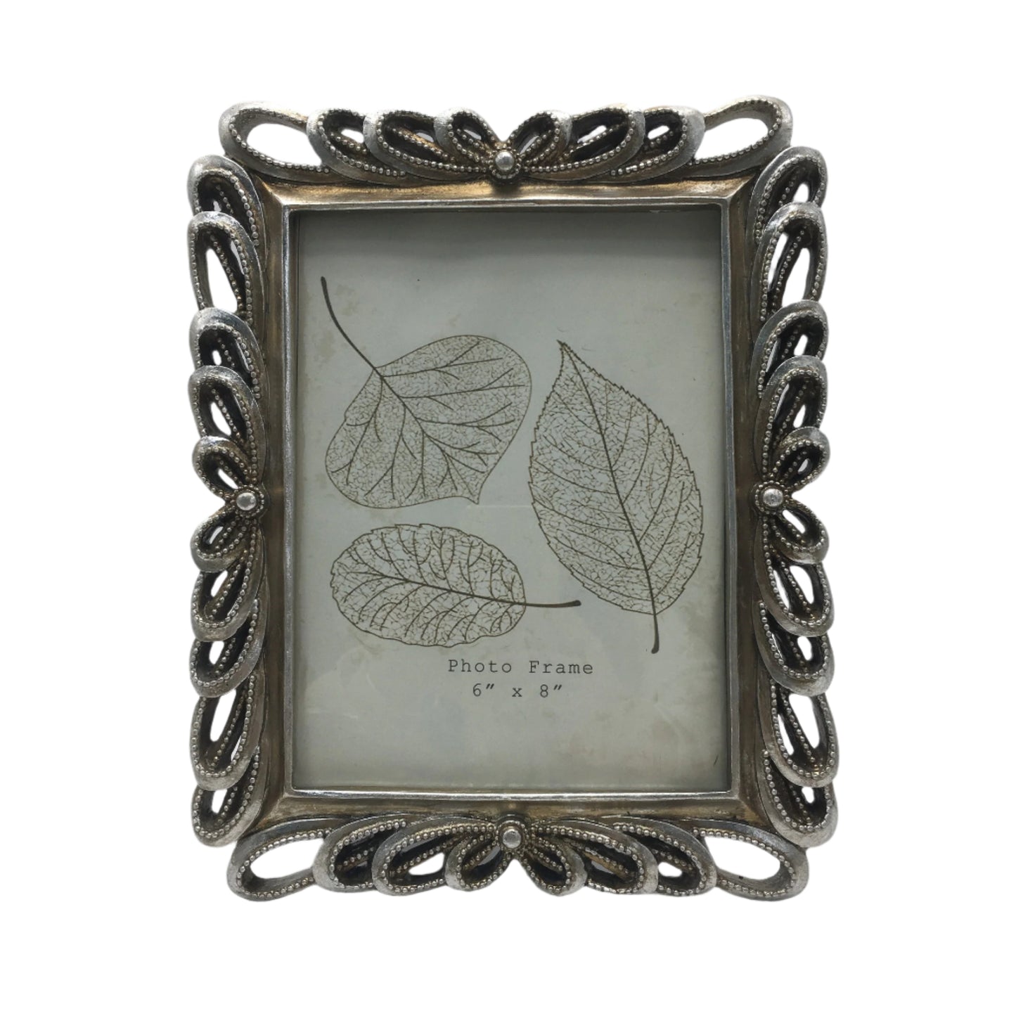 Κορνίζα Polyresin Ασημί 15×20εκ