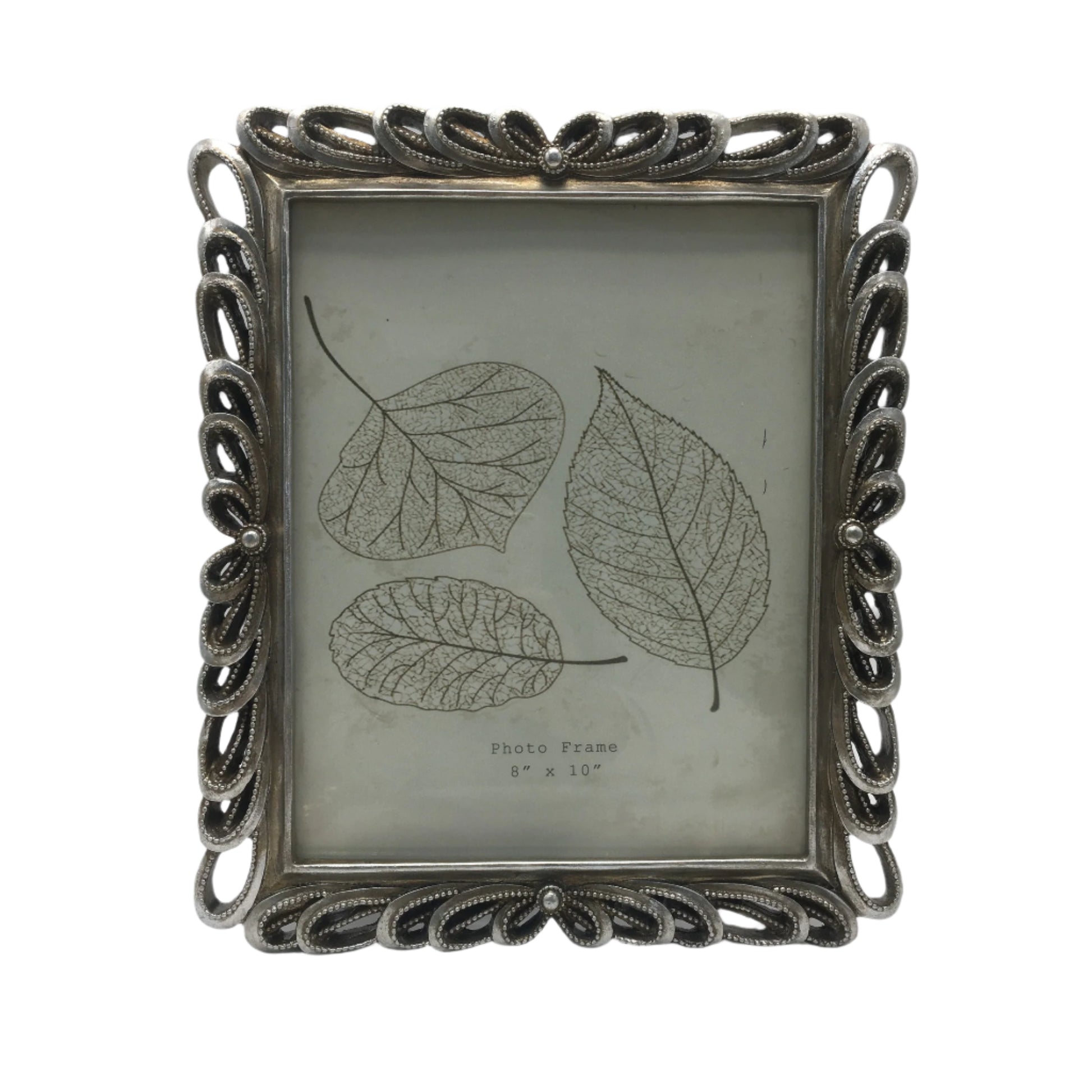 Κορνίζα Polyresin Ασημί 20×25εκ