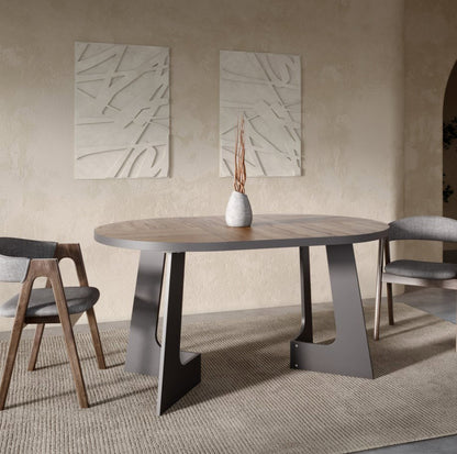 Bega Extendable Table Dark Brown 110x110x78