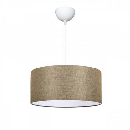 LOFTY 204-0090 Μοντέρνο Κρεμαστό Φωτιστικό Οροφής με Ντουί 1 x E27 AC 220-240V IP20 - Μπεζ - Μ38 x Π38 x Υ26