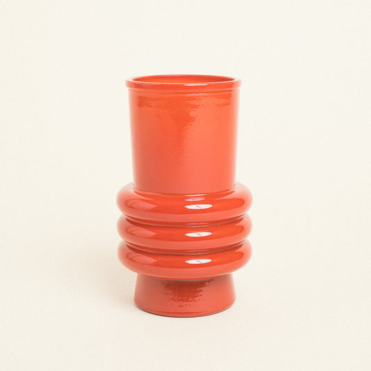 Γυάλινο Βάζο Ελάνη 17εκ