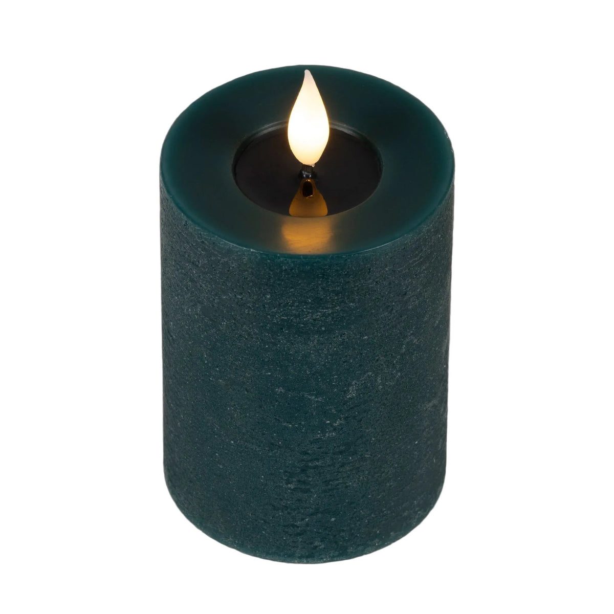LED Κερί από Κερί Wax με Ρεαλιστική Φλόγα Emerald Φ8x14