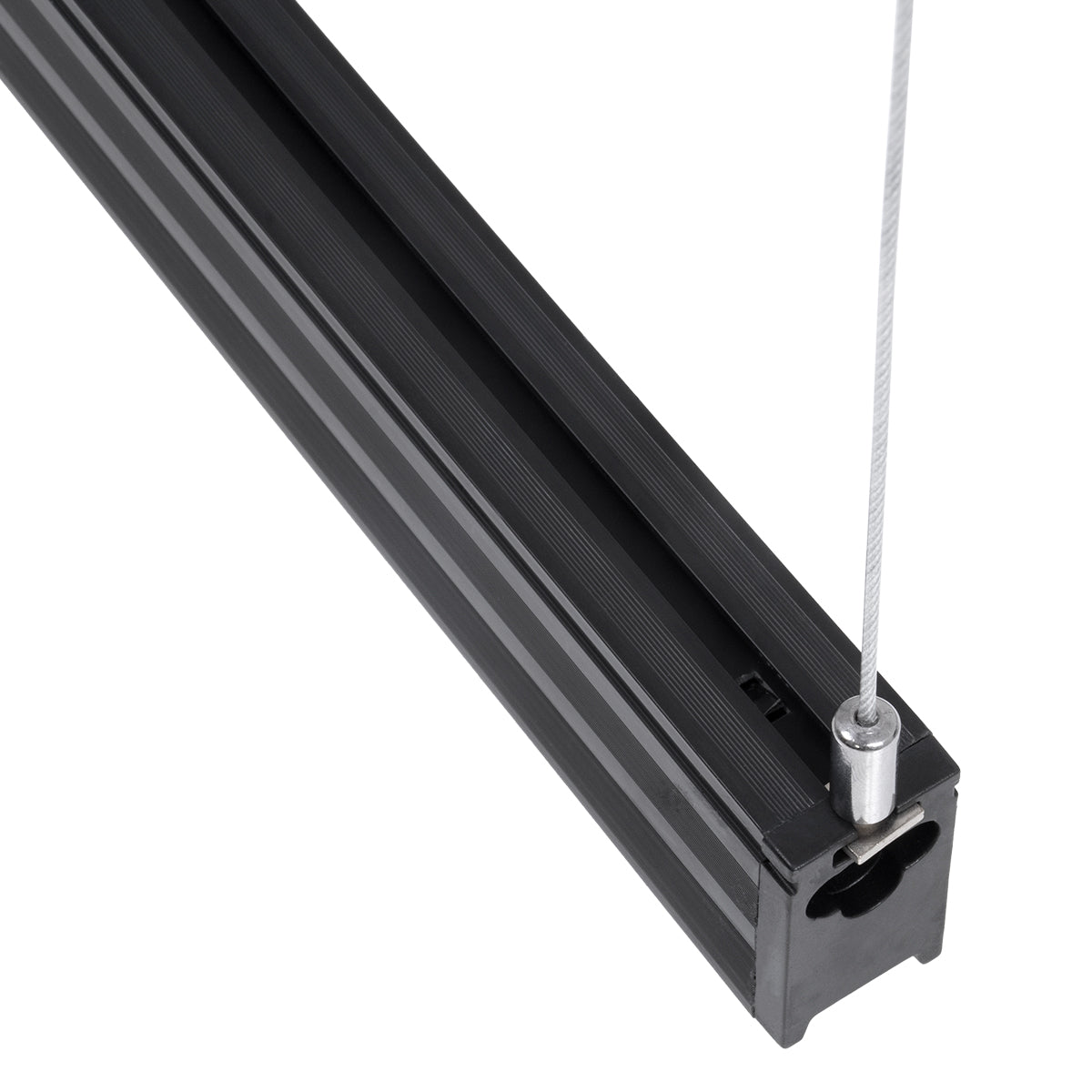 MARKET 61021-P Γραμμικό Κρεμαστό Φωτιστικό Linear LED 18W 2200lm 60° AC 220-240V Μ120 x Π2 x Υ4 Φυσικό Λευκό 4500K - Μαύρο