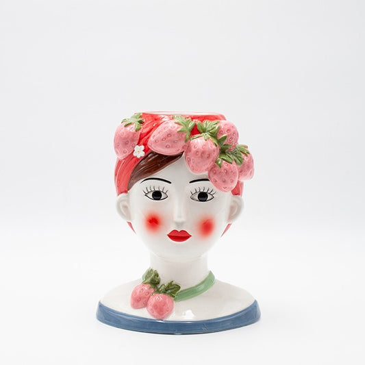 ΒΑΖΟ ΓΥΝΑΙΚΑ ΚΕΡΑΜΙΚΟ ΠΟΛΥΧΡΩΜΟ 16.3x13.2x20.3