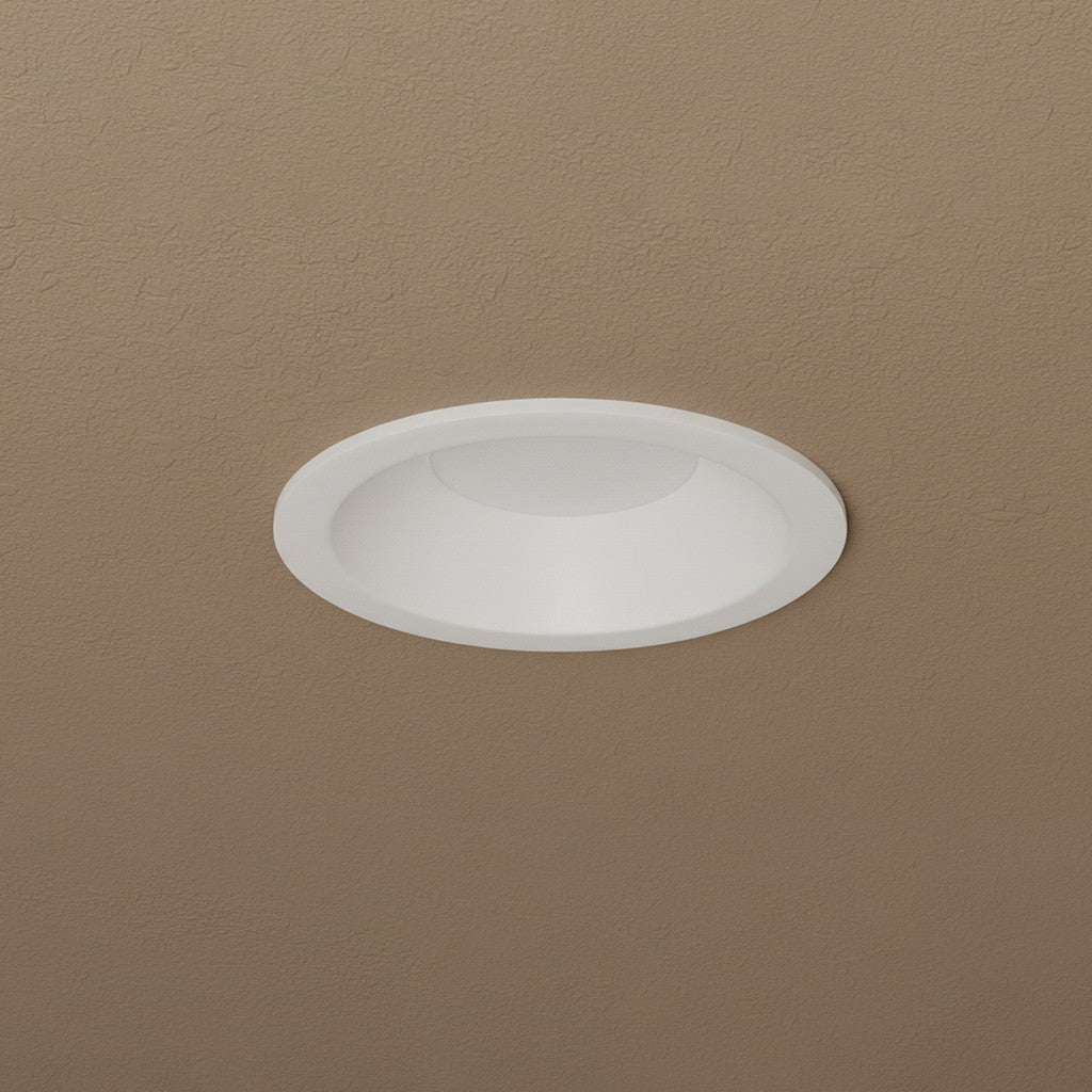 SIGMA KLV-101-0042 Recessed Bathroom Downlight Spot for MR16 Lamp with GU10 Lampholder AC 220-240V Waterproof IP65 - Matte White - L8.5 x W8.5 x H4.5 / D7.5cm