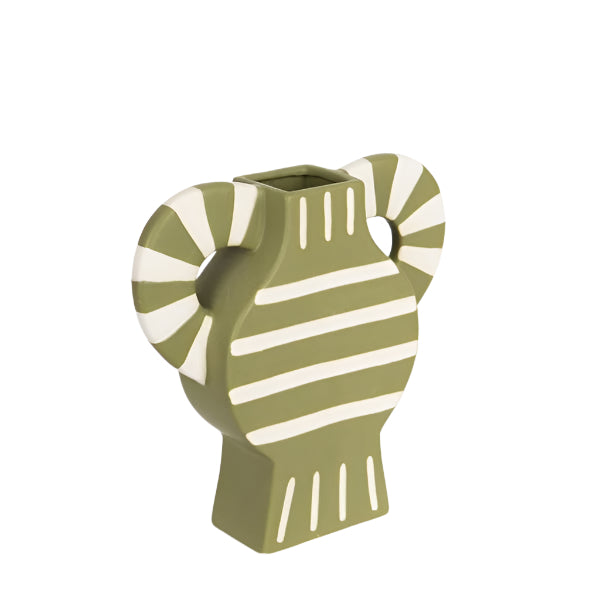 ΒΑΖΟ ΚΕΡΑΜΙΚΟ ΛΑΔΙ ΜΕ ΜΠΕΖ ΜΕ ΧΕΡΟΥΛΙΑ 32x8x31