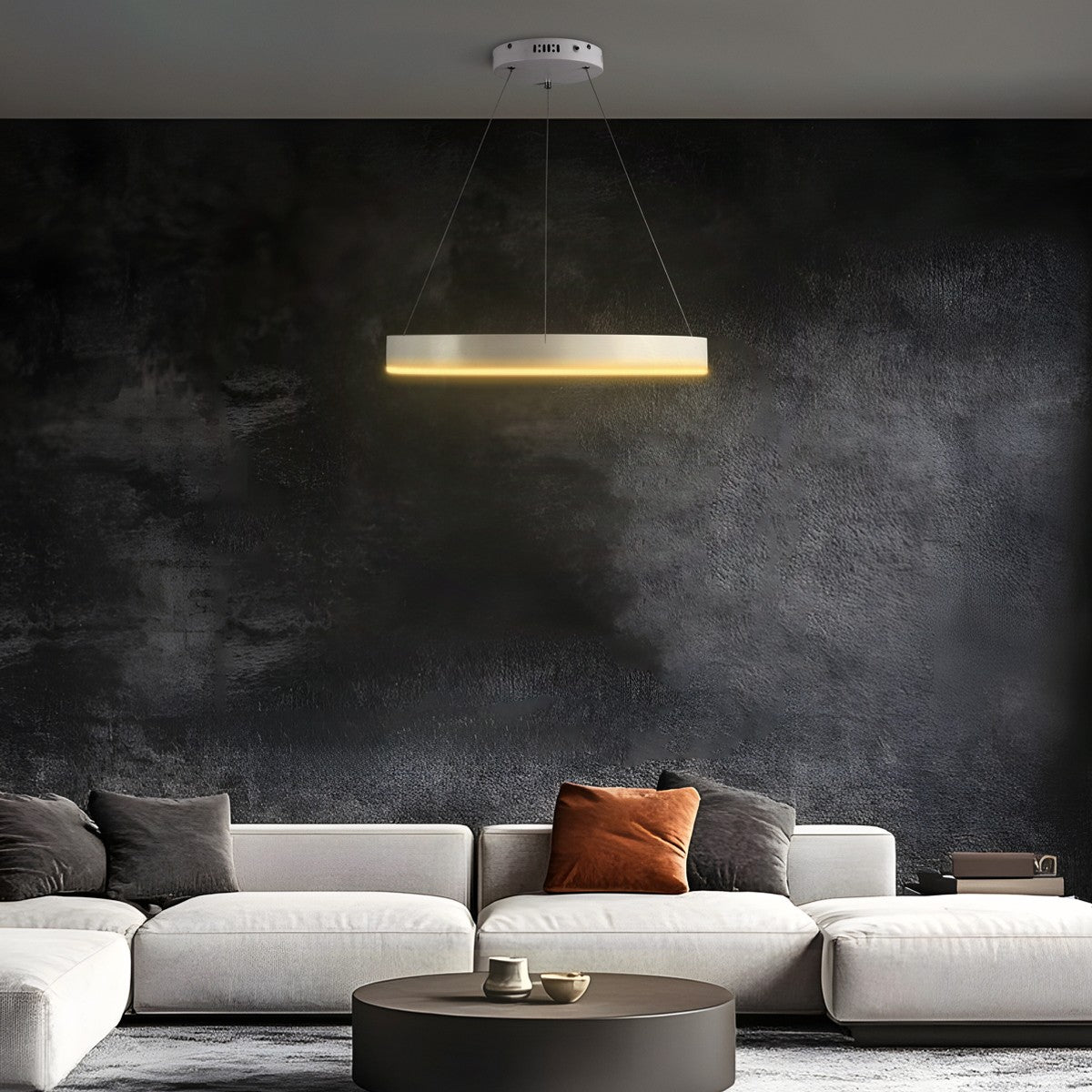 VENOM KLV-101-0188 Κρεμαστό Φωτιστικό Οροφής LED 45W 4500lm 120° AC 220-240V IP20 Ρυθμιζόμενο Λευκό CCT με Χειριστήριο από 2700K έως 6000K Dimmable - Lumileds SMD Chip - Λευκό Ματ - Μ60 x Π60 x Υ6.5