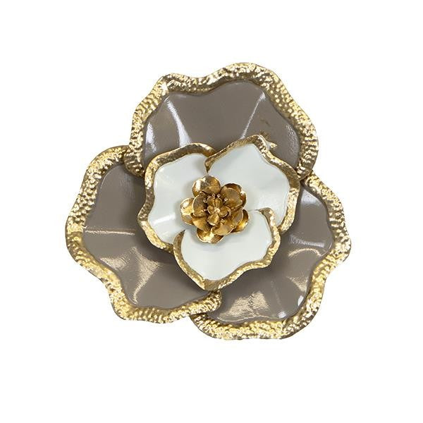 ΔΙΑΚΟΣΜΗΤΙΚΟ ΤΟΙΧΟΥ ΛΟΥΛΟΥΔΙ ΜΕΤΑΛΛΙΚΟ ΧΡΥΣΟ - ΛΕΥΚΟ - ΓΚΡΙ 32x5.5x30