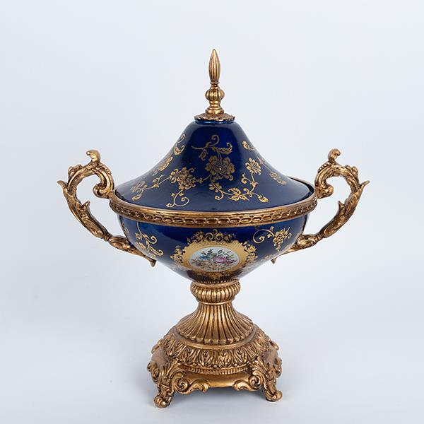 ΦΟΝΤΑΝΙΕΡΑ ΠΟΡΣΕΛΑΝΙΝΗ ΜΕ ΠΟΛΥΡΕΖΙΝ ΜΠΛΕ 37x25x50