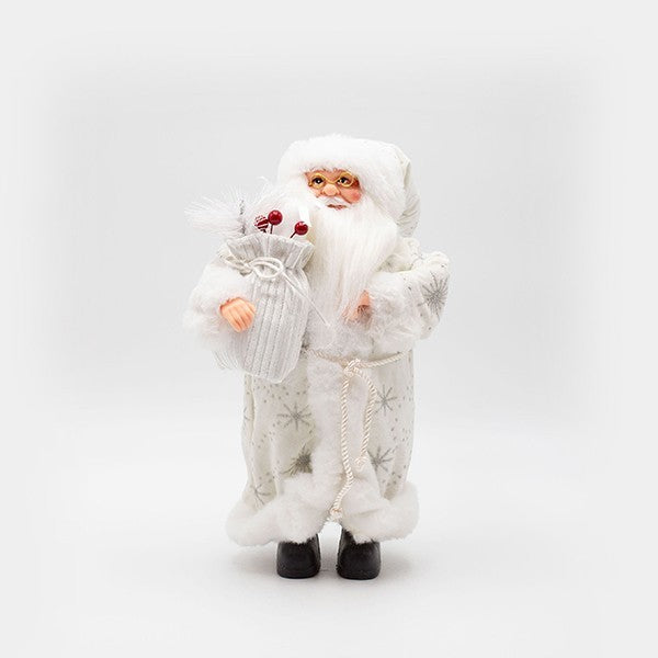 ΑΓΙΟΣ ΒΑΣΙΛΗΣ ΜΕ ΛΕΥΚΑ ΓΟΥΝΙΝΑ ΡΟΥΧΑ ΚΑΙ ΣΑΚΟ ΜΕ BERRY 21x11x44