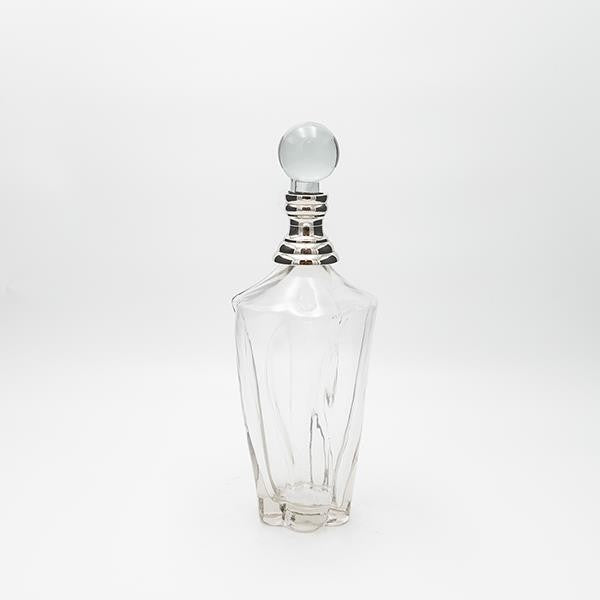 ΚΑΡΑΦΑ ΓΥΑΛΙΝΗ - ΜΕΤΑΛΛΙΚΗ ΑΣΗΜΙ 10x10x33