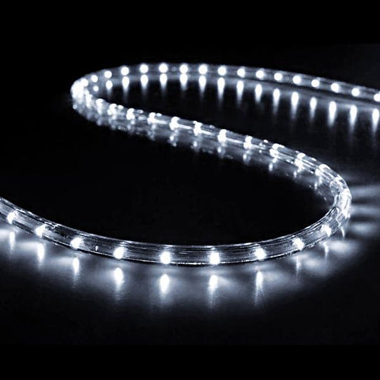 ΦΩΤ/ΝΑ LED ΜΟΝ/ΛΗ ΛΕΥΚΗ ΜΕ 30 LED ΑΝΑ ΜΕΤΡΟ ΚΑΙ 6 ΛΕΥΚΑ FLASH LED ΜΕ ΑΝΤΙΗΛΙΑΚΗ ΠΡΟΣΤΑΣΙΑ ΚΟΠΗ ΑΝΑ ΜΕΤΡΟ IP65 50m