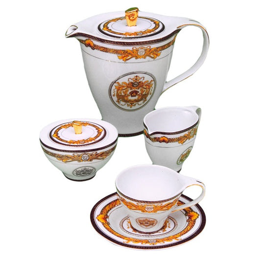 Σερβίτσιο Τσαγιού Πορσελάνης 15 Τεμ. Μπαρόκ