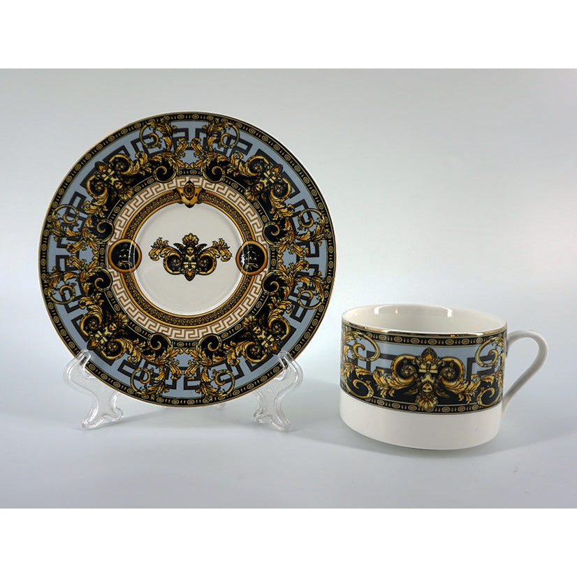 Φλυτζάνια Τσαγιού - Καφέ Πορσελάνης 6 Τεμαχίων Μπαρόκ