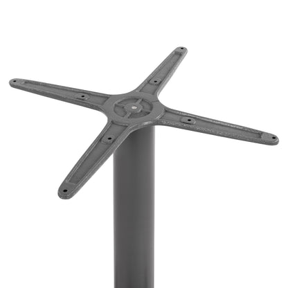 ALUMINIUM BASE 4-ARM WITH GREY CROSS 66x66x69