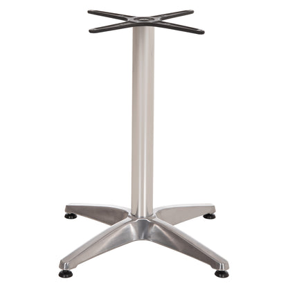 ALUMINUM BASE 4-LEG WITH CHROME CROSS 66x66x69