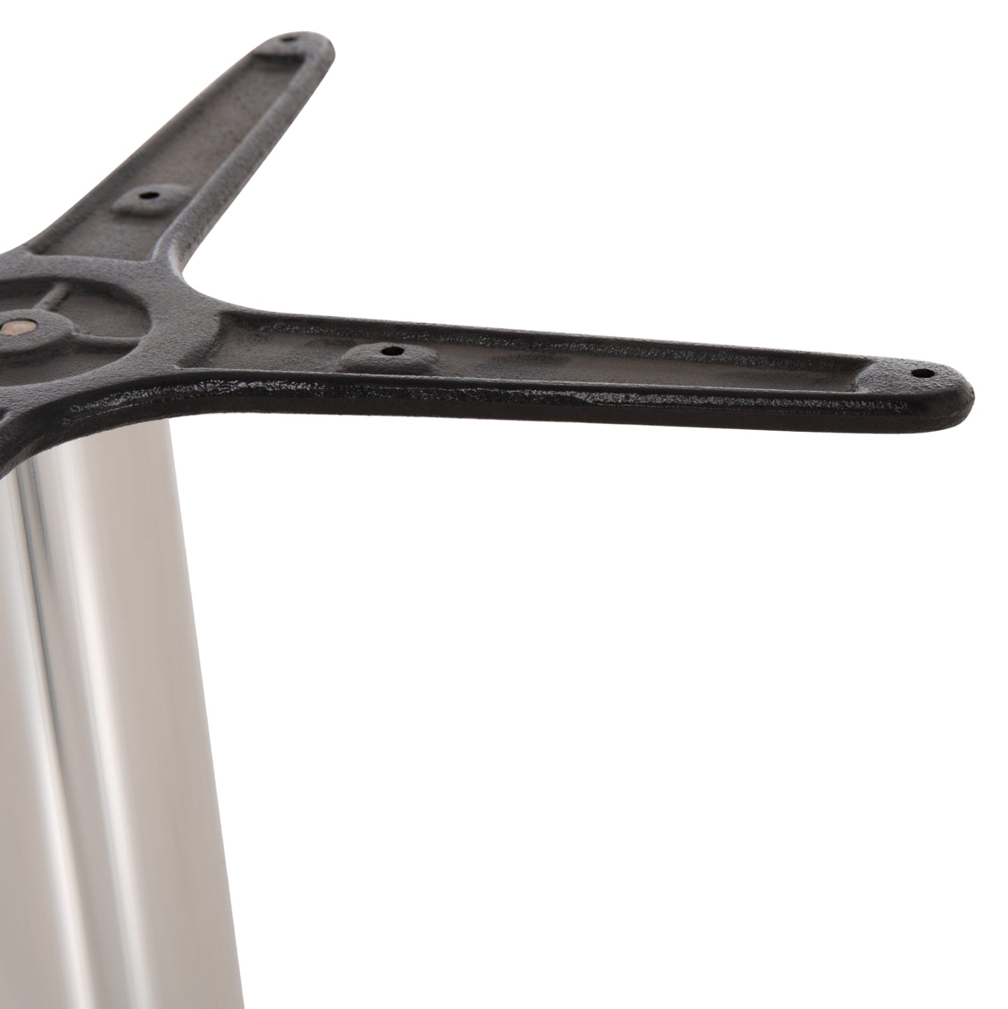 ALUMINUM BASE 4-LEG WITH CHROME CROSS 66x66x69