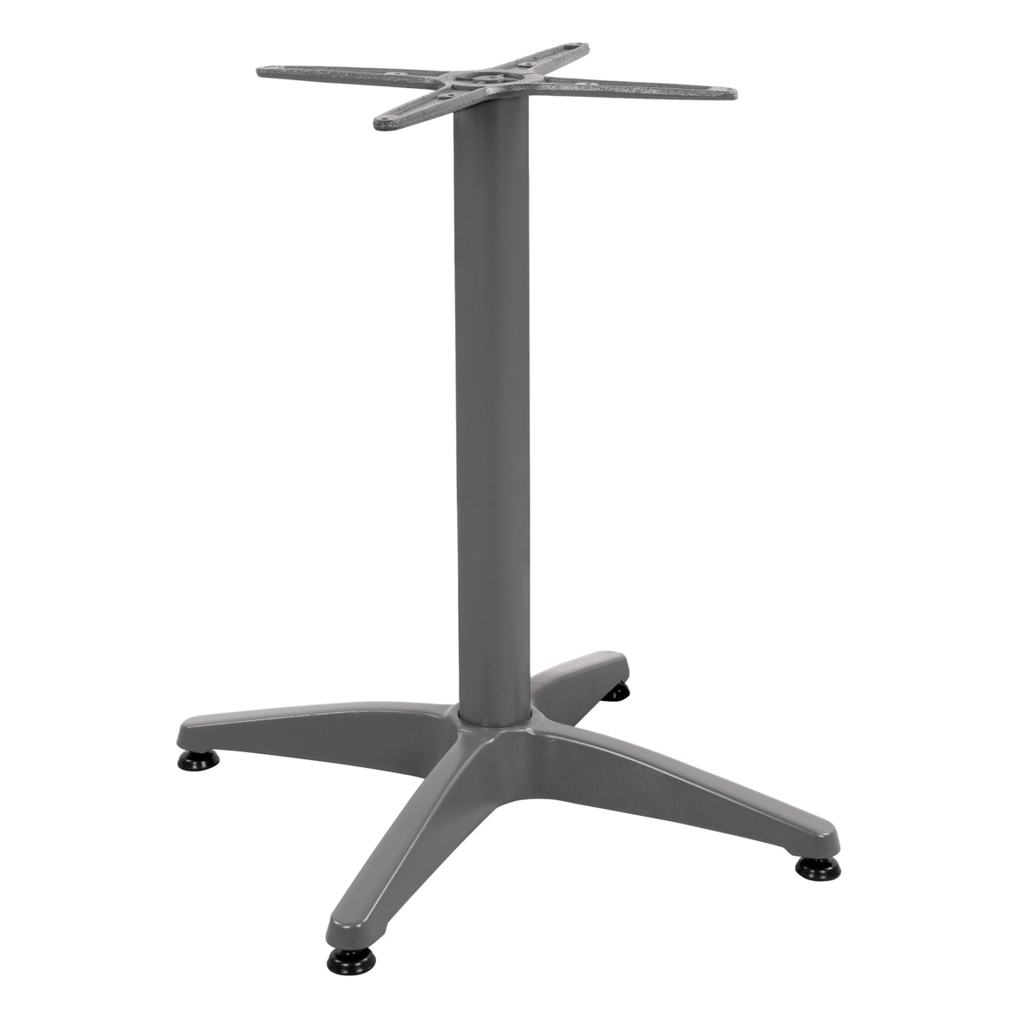 ALUMINIUM BASE 4-ARM WITH GREY CROSS 66x66x69