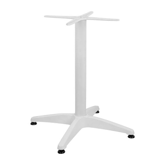ΒΑΣΗ ΑΛΟΥΜΙΝΙΟΥ 4ΝΥΧΗ ΜΕ ΣΤΑΥΡΟ ΛΕΥΚΗ 66x66x69