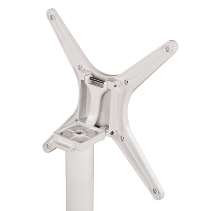 ALUMINUM BASE MATTE WHITE WITH SURFACE 69x69x73