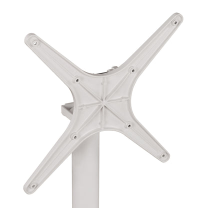 ALUMINUM BASE MATTE WHITE WITH SURFACE 69x69x73