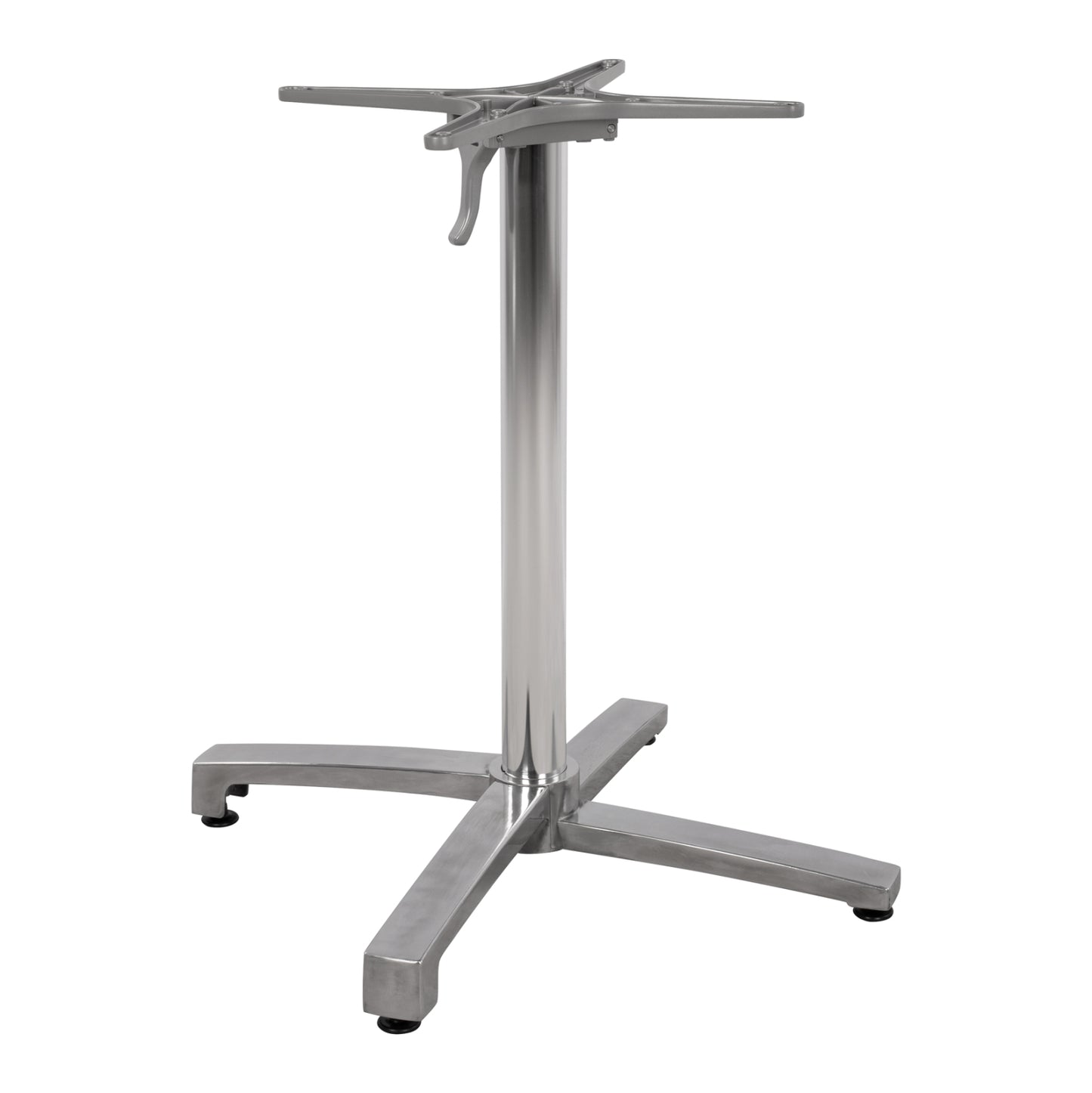 ALUMINIUM FOLDING CHROME BASE WITH CROSS 69x69x73