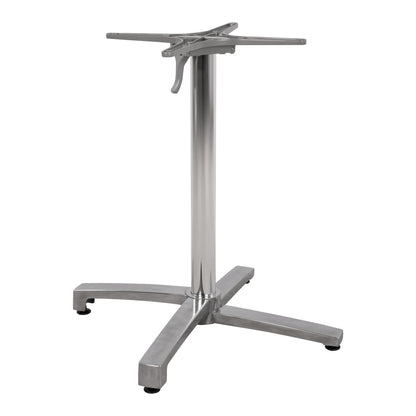ALUMINIUM FOLDING CHROME BASE WITH CROSS 69x69x73