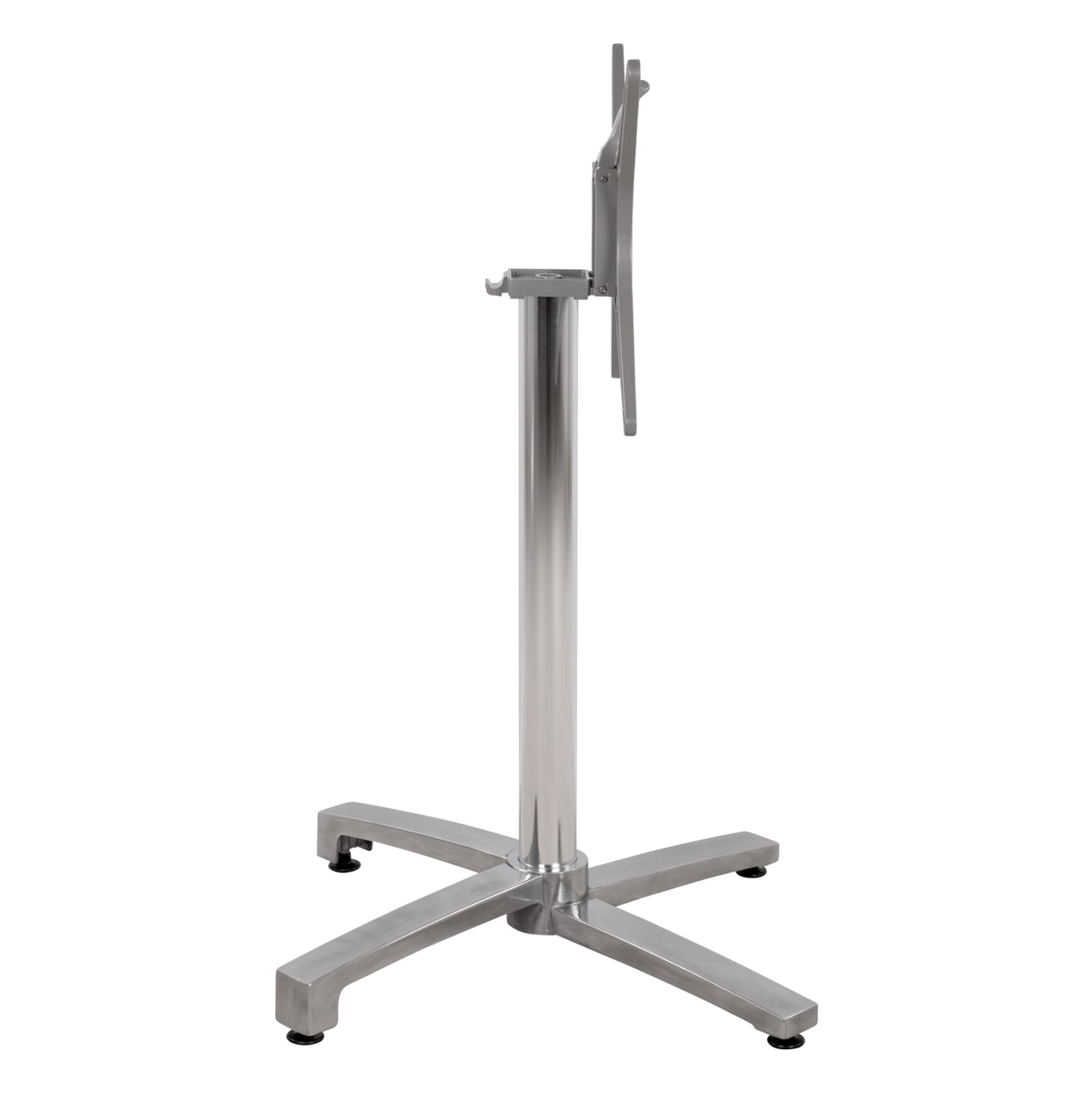 ALUMINIUM FOLDING CHROME BASE WITH CROSS 69x69x73