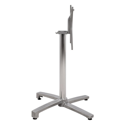 ALUMINIUM FOLDING CHROME BASE WITH CROSS 69x69x73