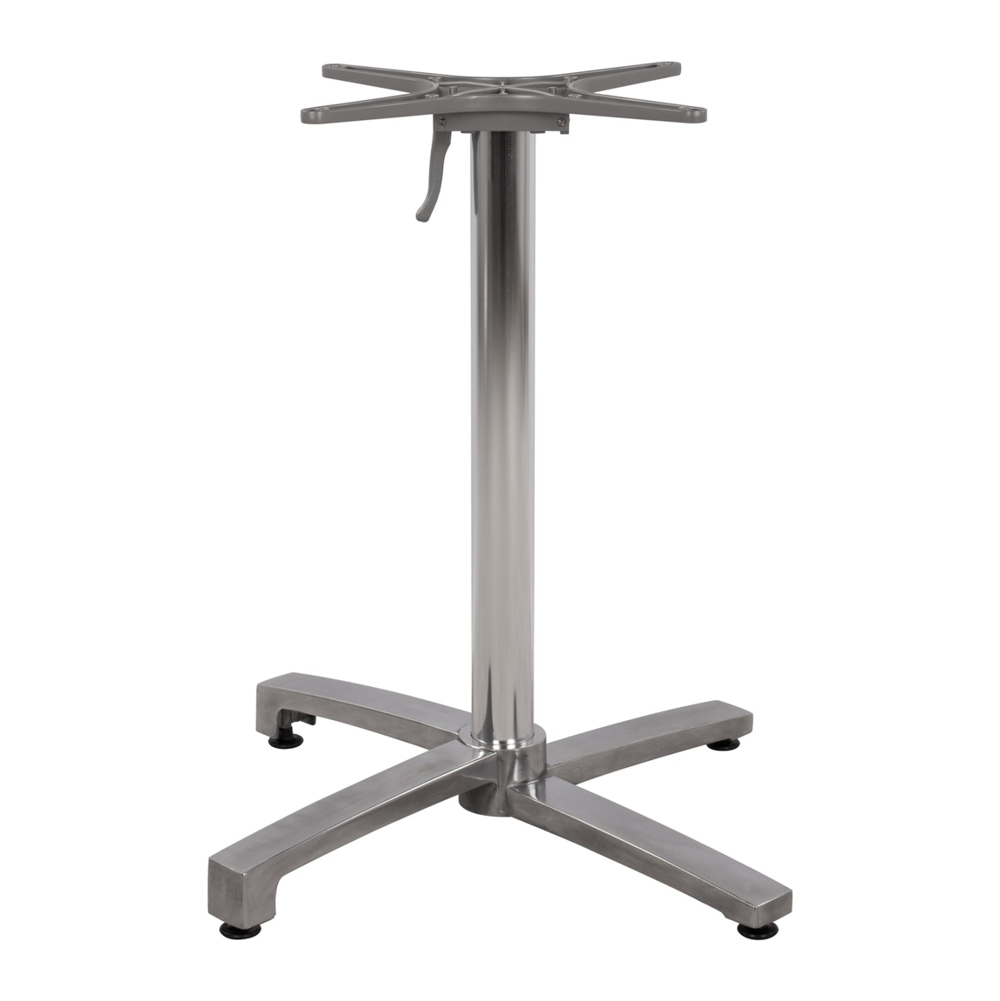 ALUMINIUM FOLDING CHROME BASE WITH CROSS 69x69x73