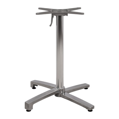 ALUMINIUM FOLDING CHROME BASE WITH CROSS 69x69x73