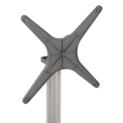 ALUMINIUM FOLDING CHROME BASE WITH CROSS 69x69x73