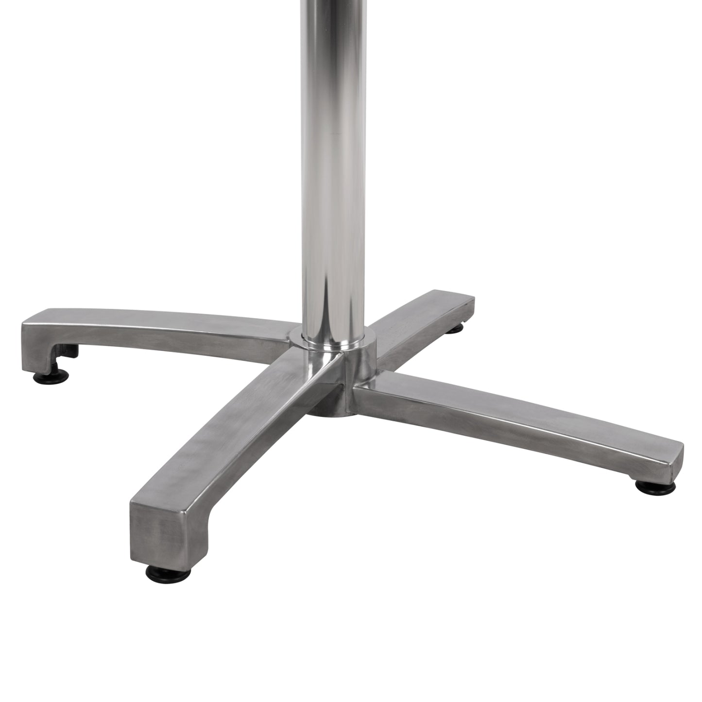 ALUMINIUM FOLDING CHROME BASE WITH CROSS 69x69x73
