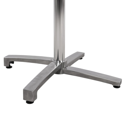 ALUMINIUM FOLDING CHROME BASE WITH CROSS 69x69x73