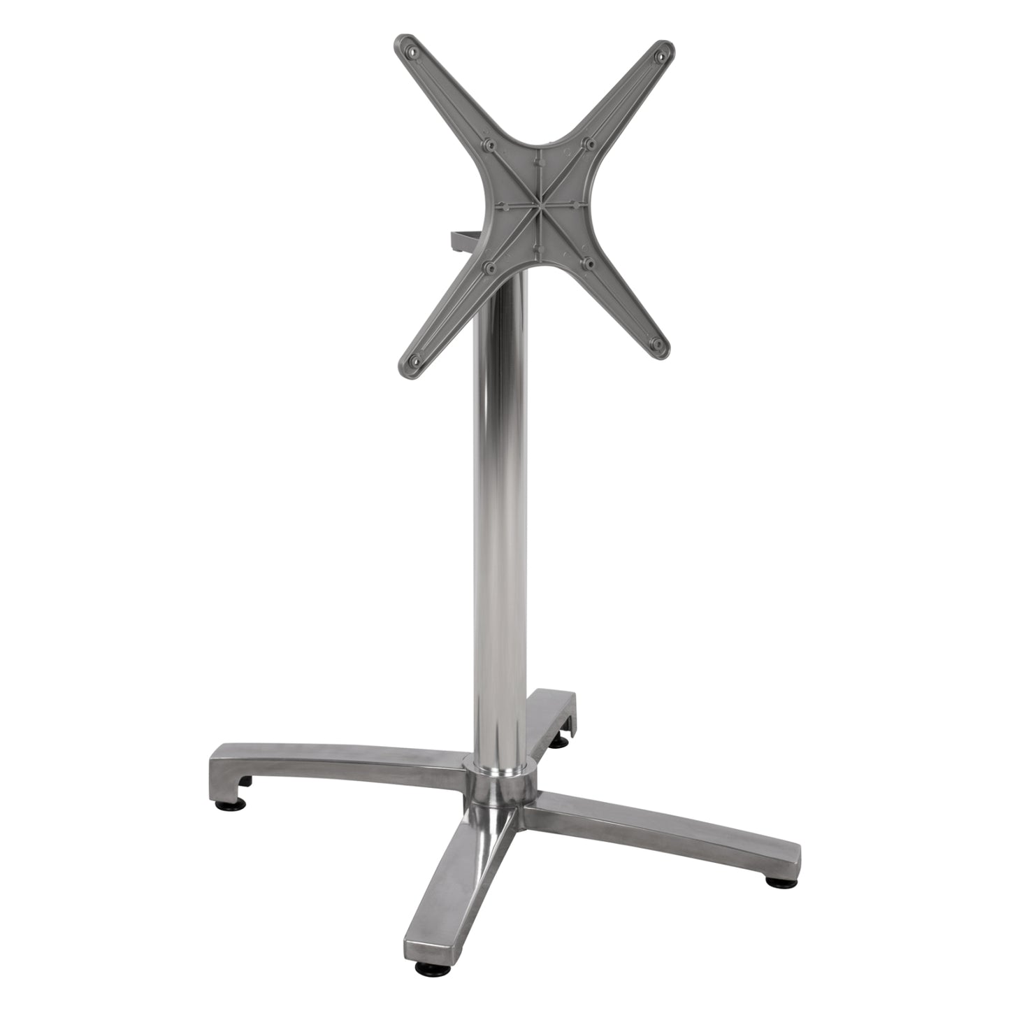 ALUMINIUM FOLDING CHROME BASE WITH CROSS 69x69x73