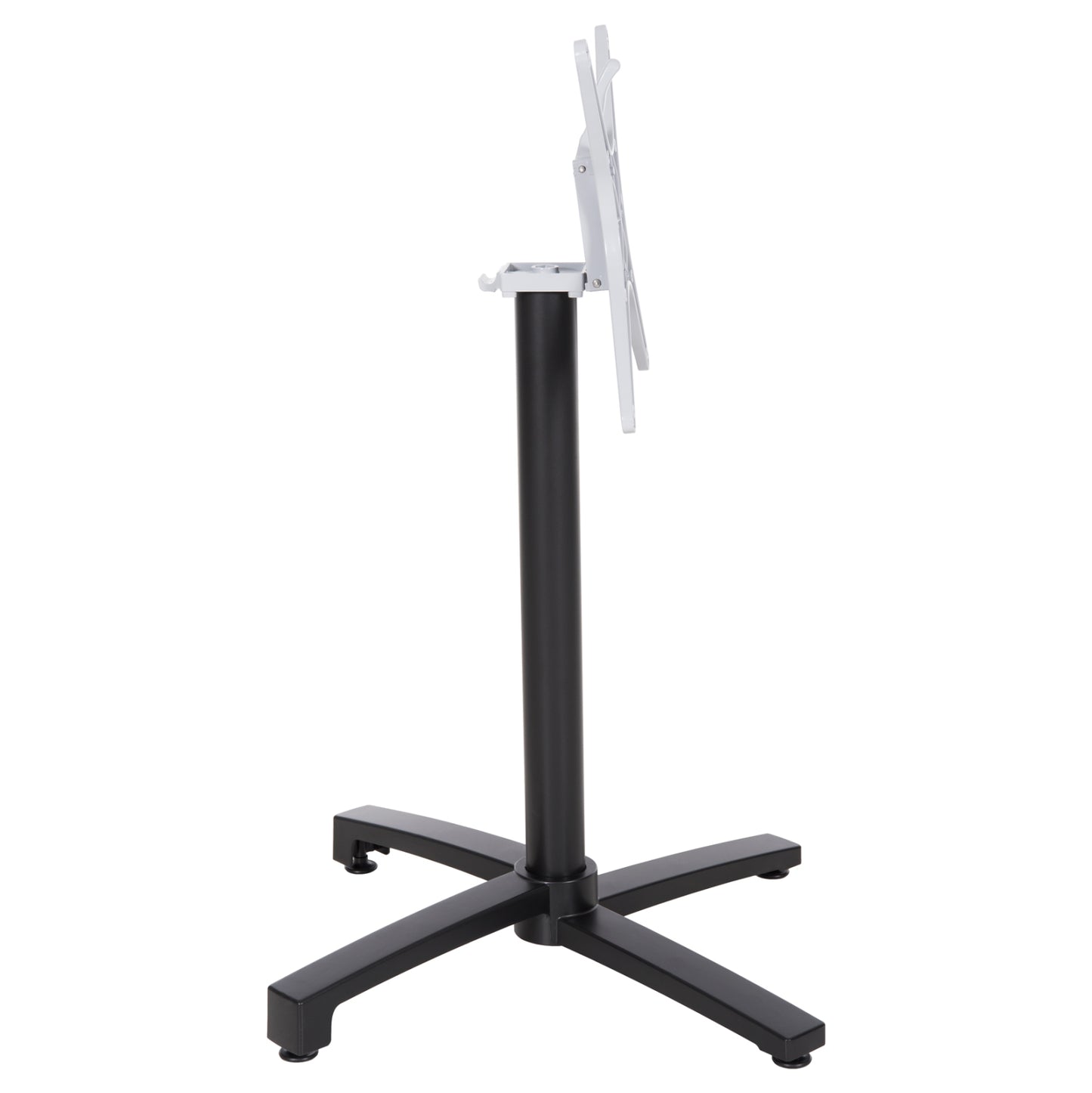 ALUMINUM FOLDING BASE BLACK MATT WITH CROSS 69x69x73