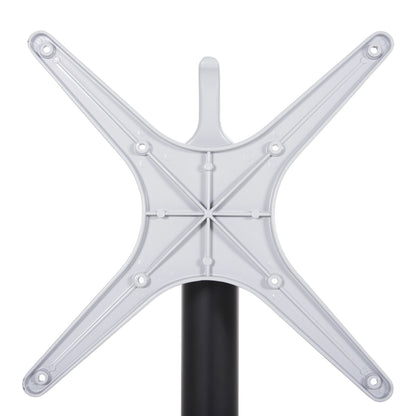 ALUMINUM FOLDING BASE BLACK MATT WITH CROSS 69x69x73
