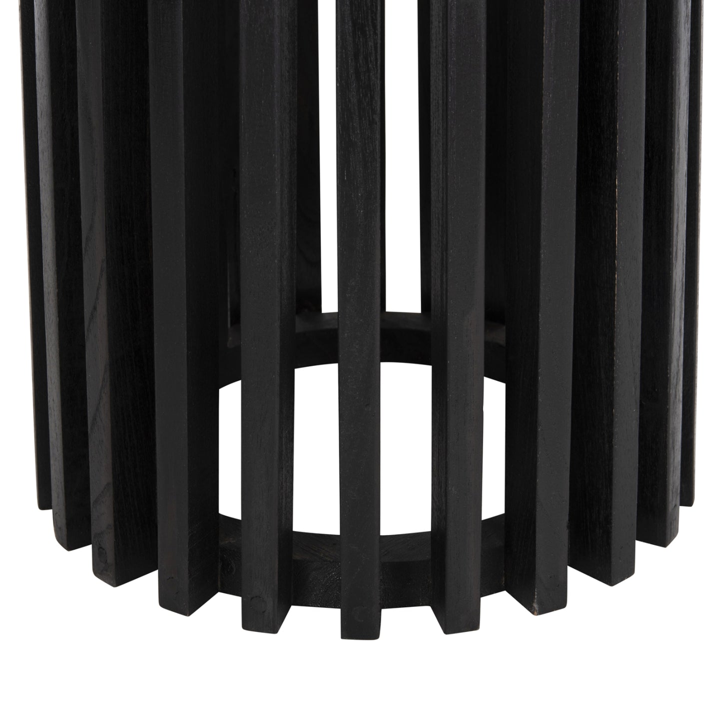 ΒΑΣΗ BAR STAND ΕΣΩΤ. ΧΩΡΟΥ ΜΕΣ. ΥΨΟΥΣ ΣΤΡΟΓΓΥΛΗ FRANTZ MINDI ΞΥΛΟ ΣΕ ΜΑΥΡΟ Φ40x90