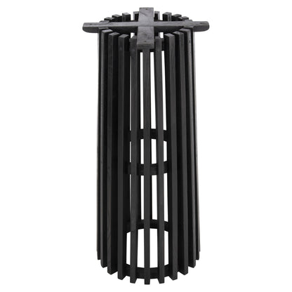 ΒΑΣΗ BAR STAND ΕΣΩΤ. ΧΩΡΟΥ ΜΕΣ. ΥΨΟΥΣ ΣΤΡΟΓΓΥΛΗ FRANTZ MINDI ΞΥΛΟ ΣΕ ΜΑΥΡΟ Φ40x90