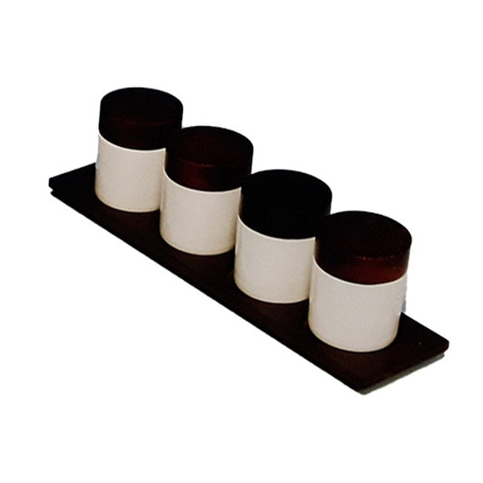 Σετ Βαζάκια Μπαχαρικών 4 Τεμαχίων