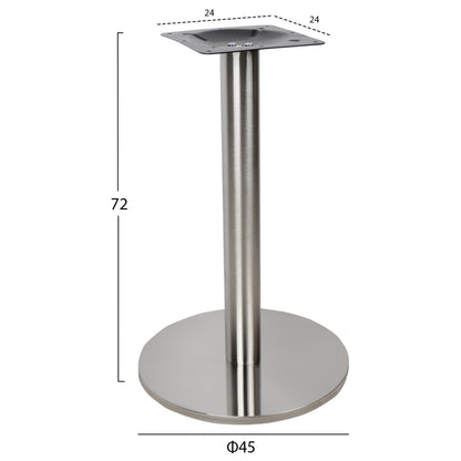 ΒΑΣΗ INOX Φ45x72