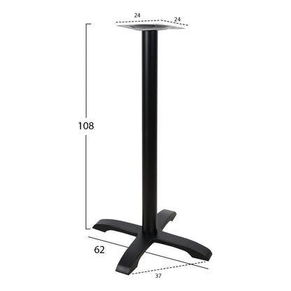 ΒΑΣΗ ΜΑΝΤΕΜΙ ΜΠΑΡ ΜΑΥΡΗ 62x62x108